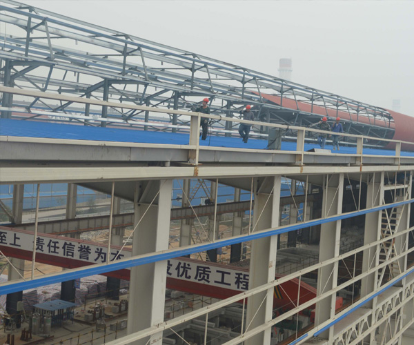 河津门式网架钢结构工程案例
